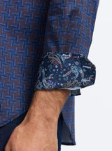 TALBOT LONG SLEEVE BUTTON DOWN KNIT SHIRT