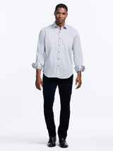 CHESLYN LONG SLEEVE BUTTON DOWN KNIT SHIRT