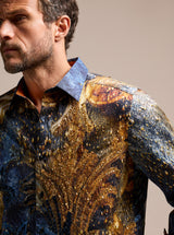 LIMITED EDITION FLEUR DE MARE LONG SLEEVE BUTTON DOWN SHIRT