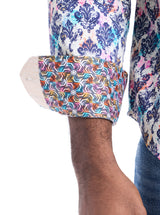 COBRAM LONG SLEEVE BUTTON DOWN SHIRT