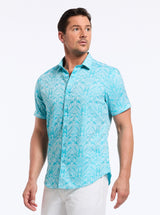 HIGHLAND SHORT SLEEVE BUTTON DOWN SHIRT TALL