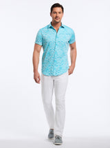 HIGHLAND SHORT SLEEVE BUTTON DOWN SHIRT TALL