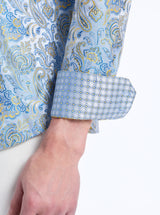 LIMITED EDITION MONACO SUMMER LONG SLEEVE BUTTON DOWN SHIRT