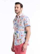 ISLA VISTA SHORT SLEEVE BUTTON DOWN SHIRT TALL