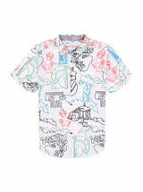 ARISTOTLE SHORT SLEEVE BUTTON DOWN SHIRT