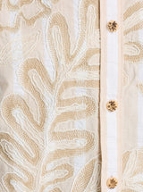 LIMITED EDITION DESERT LEAVES SHORT SLEEVE BUTTON DOWN SHIRT