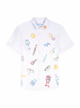 OUT OF OFFICE SHORT SLEEVE BUTTON DOWN SHIRT