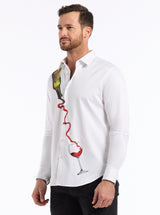 IN VINO VERITAS LONG SLEEVE BUTTON DOWN SHIRT