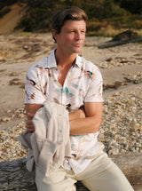 TSURU SHORT SLEEVE BUTTON DOWN SHIRT