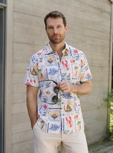 ISLA VISTA SHORT SLEEVE BUTTON DOWN SHIRT BIG