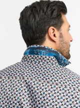 SPUN OUT LONG SLEEVE BUTTON DOWN SHIRT BIG