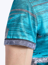 SEA MONSTER SHORT SLEEVE BUTTON DOWN SHIRT