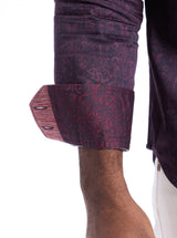 ROYAL MIDNIGHT LONG SLEEVE BUTTON DOWN SHIRT