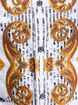 GILDED SCROLLS SHORT SLEEVE BUTTON DOWN SHIRT