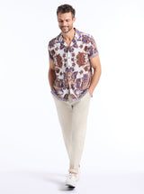 DUNBRIDGE SHORT SLEEVE BUTTON DOWN SHIRT