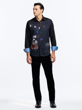 ROYAL FLUSH LONG SLEEVE BUTTON DOWN SHIRT TALL