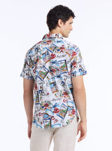 SUAVE DE VIE SHORT SLEEVE BUTTON DOWN SHIRT