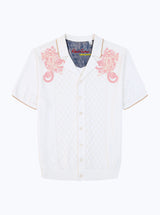 LIMITED EDITION OPULENT PAISLEY SHORT SLEEVE SWEATER