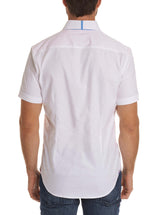 TAILORED FIT ABBOTT SHORT SLEEVE SHIRT - White
