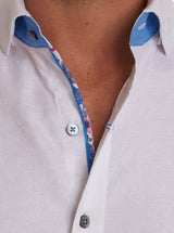 TAILORED FIT ABBOTT SHORT SLEEVE SHIRT - White