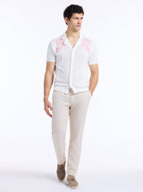 LIMITED EDITION OPULENT PAISLEY SHORT SLEEVE SWEATER