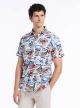 SUAVE DE VIE SHORT SLEEVE BUTTON DOWN SHIRT