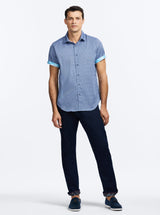 GRINNELL SHORT SLEEVE BUTTON DOWN SHIRT