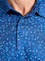 BANDANA DRINKS SHORT SLEEVE POLO
