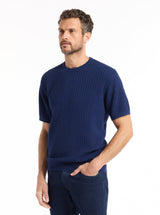 LUIS SHORT SLEEVE SWEATER