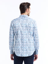 ALAHMAR LONG SLEEVE BUTTON DOWN SHIRT TALL