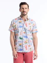 ISLA VISTA SHORT SLEEVE BUTTON DOWN SHIRT BIG