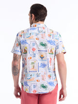ISLA VISTA SHORT SLEEVE BUTTON DOWN SHIRT TALL