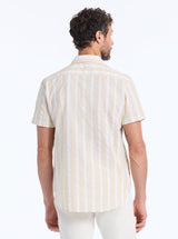 LIMITED EDITION DESERT LEAVES SHORT SLEEVE BUTTON DOWN SHIRT