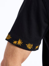 GOLDEN JUNGLE SHORT SLEEVE BUTTON DOWN SHIRT