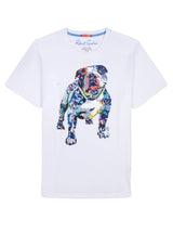 COLLAGE GRAHAM SHORT SLEEVE BUTTON DOWN T-SHIRT