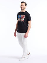SKULL FLAG SHORT SLEEVE T-SHIRT BIG