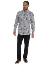 FRAGMENT LONG SLEEVE BUTTON DOWN SHIRT TALL