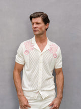 LIMITED EDITION OPULENT PAISLEY SHORT SLEEVE SWEATER