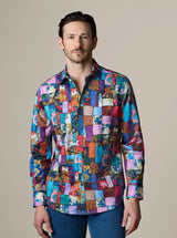 THEBERTON LONG SLEEVE BUTTON DOWN SHIRT
