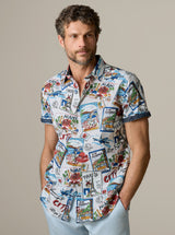 SUAVE DE VIE SHORT SLEEVE BUTTON DOWN SHIRT