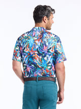 ELETRIC PALMS SHORT SLEEVE POLO