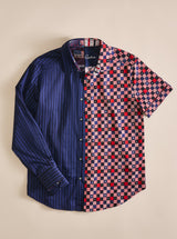 QUIET GLORY LONG SLEEVE BUTTON DOWN SHIRT