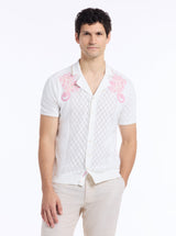 LIMITED EDITION OPULENT PAISLEY SHORT SLEEVE SWEATER