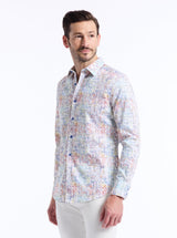 NAVER LONG SLEEVE BUTTON DOWN SHIRT