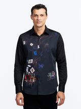 ROYAL FLUSH LONG SLEEVE BUTTON DOWN SHIRT TALL