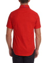 TAILORED FIT ABBOTT SHORT SLEEVE SHIRT - Red