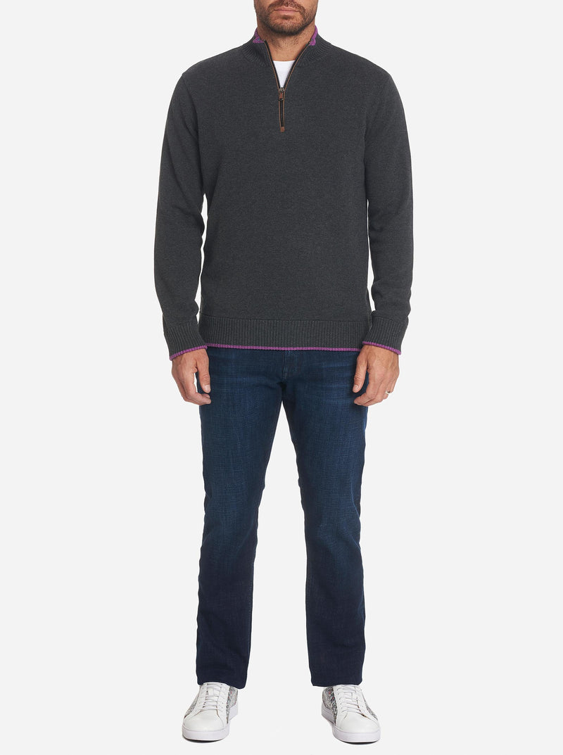 SELLECK 1/4 ZIP SWEATER