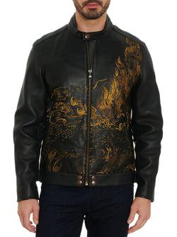 LIMITED EDITION CYPRESS SKELETON LEATHER JACKET