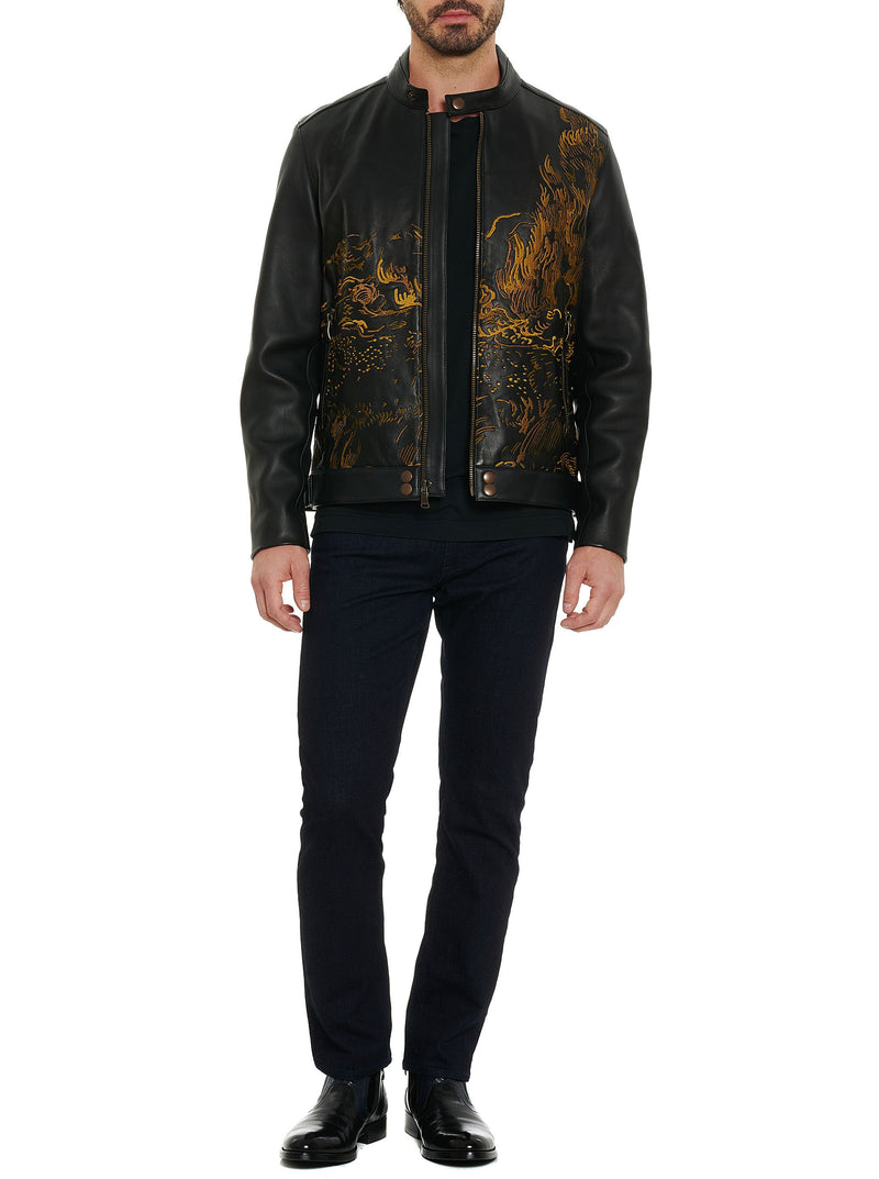 LIMITED EDITION CYPRESS SKELETON LEATHER JACKET