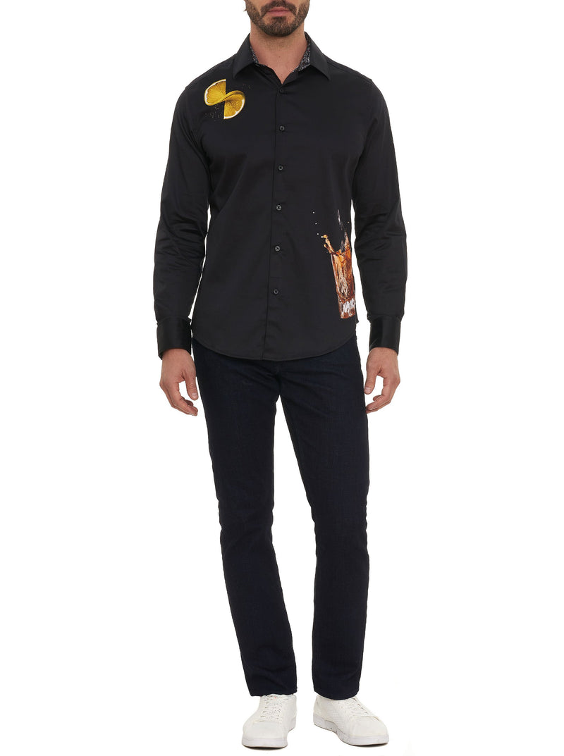 TWISTS EMBROIDERED SPORT SHIRT